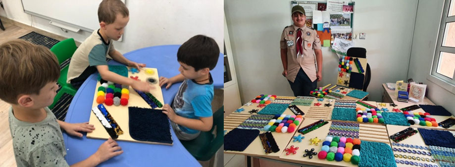 Our new custom sensory boards are finally ready!